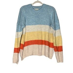 Urban outfitters rainbow striped sweater.‎ Size M